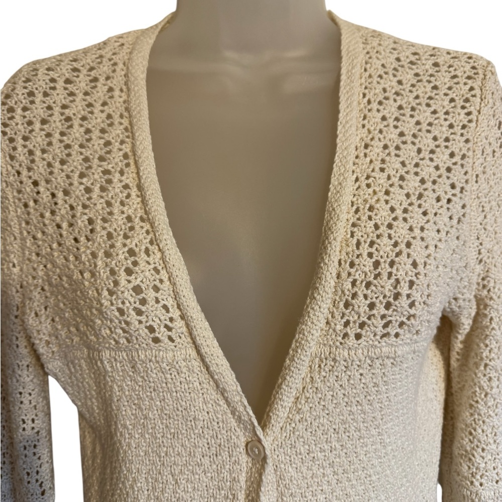 NEW American Eagle  Cream Women's Spring/Summer Sweater  SMALL    #U - Picture 2 of 11